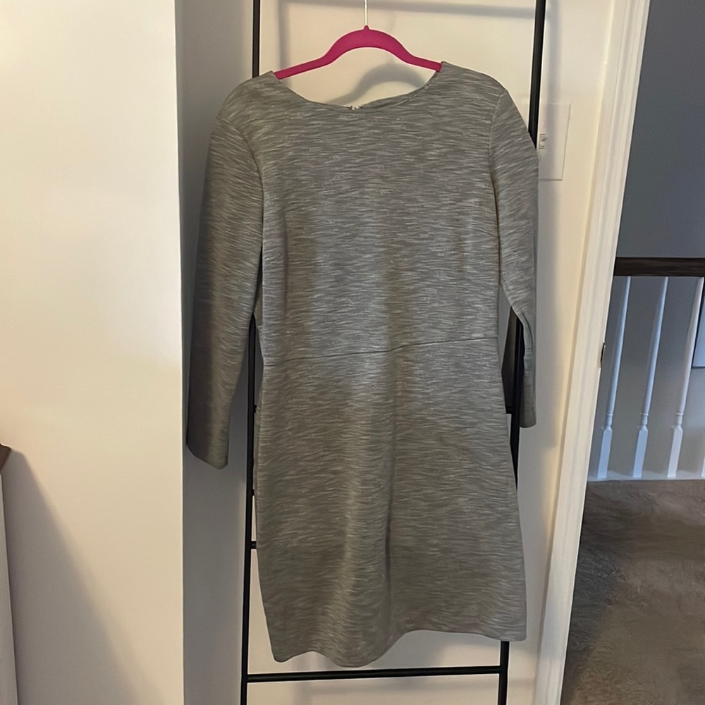 Grey shift dress L
